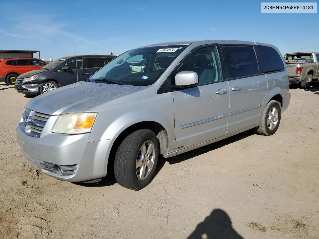 2D8HN54P68R814181 2008 Dodge Grand Caravan Sxt