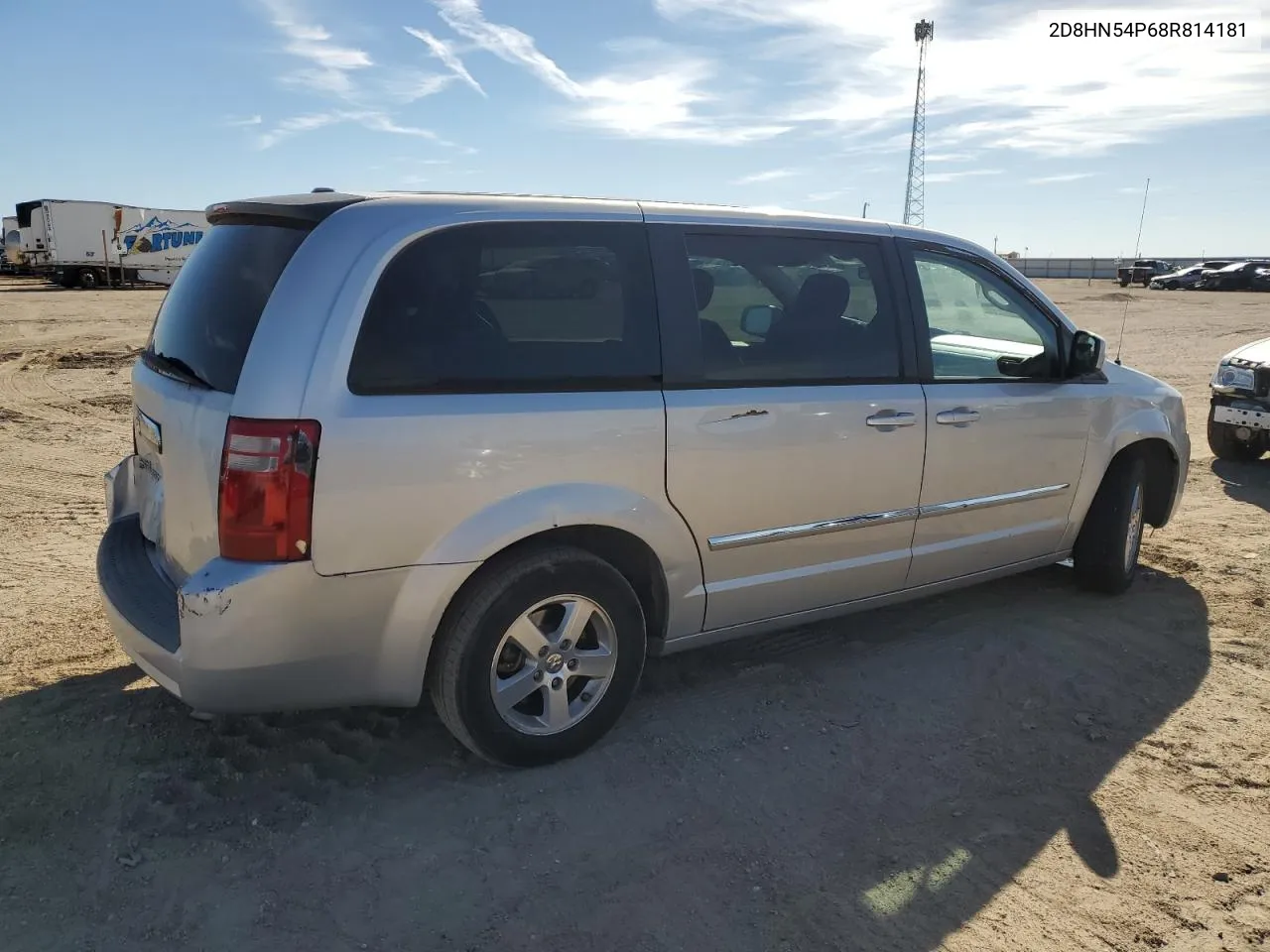 2008 Dodge Grand Caravan Sxt VIN: 2D8HN54P68R814181 Lot: 76874974