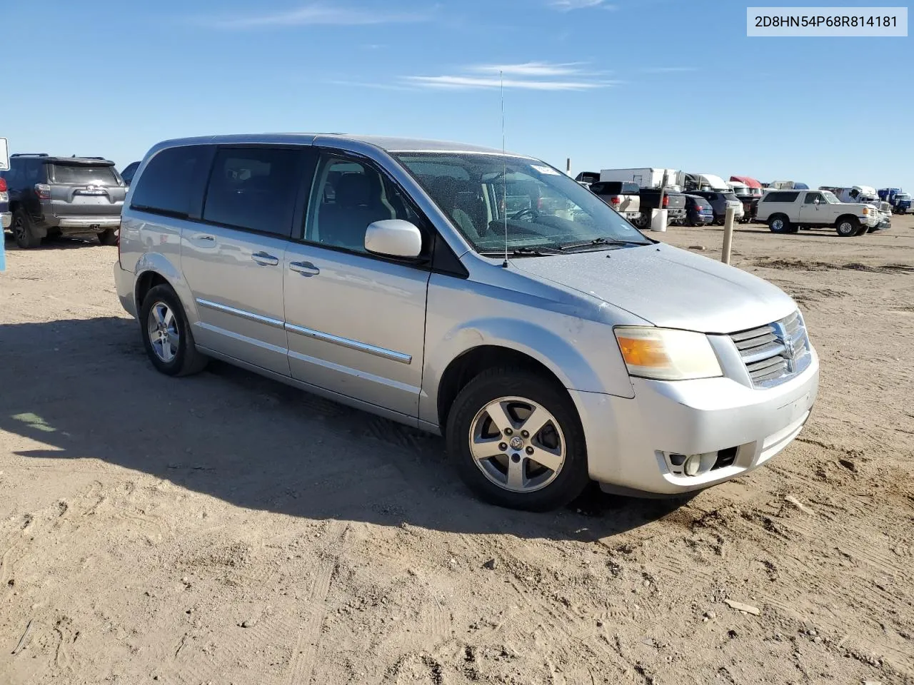 2008 Dodge Grand Caravan Sxt VIN: 2D8HN54P68R814181 Lot: 76874974