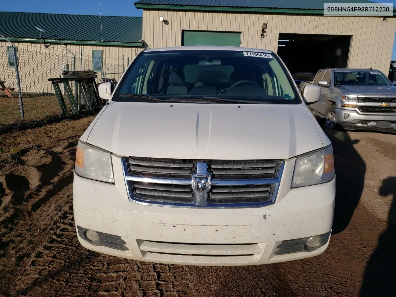 2008 Dodge Grand Caravan Sxt VIN: 2D8HN54P98R712230 Lot: 77168444