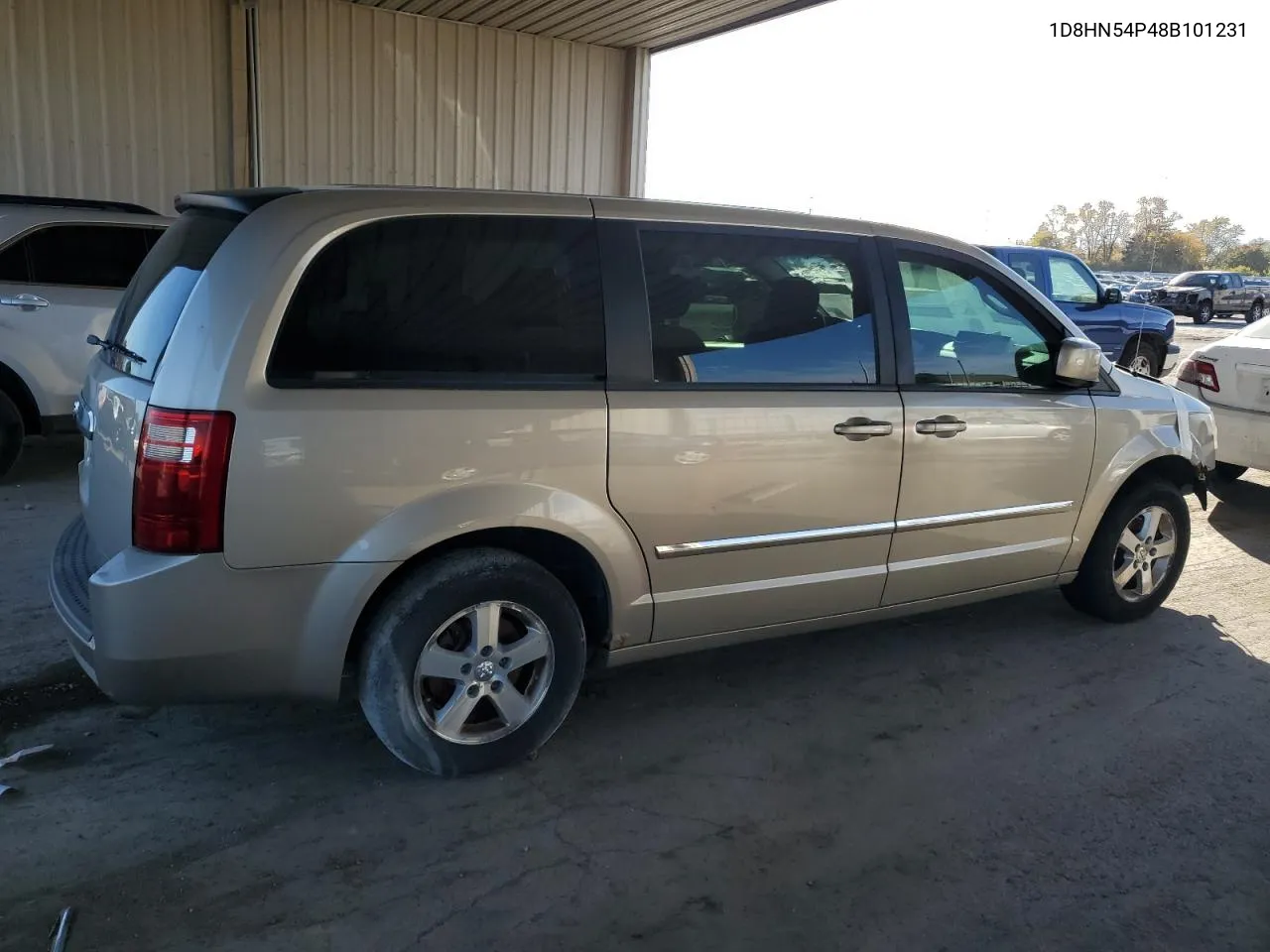 2008 Dodge Grand Caravan Sxt VIN: 1D8HN54P48B101231 Lot: 77329484