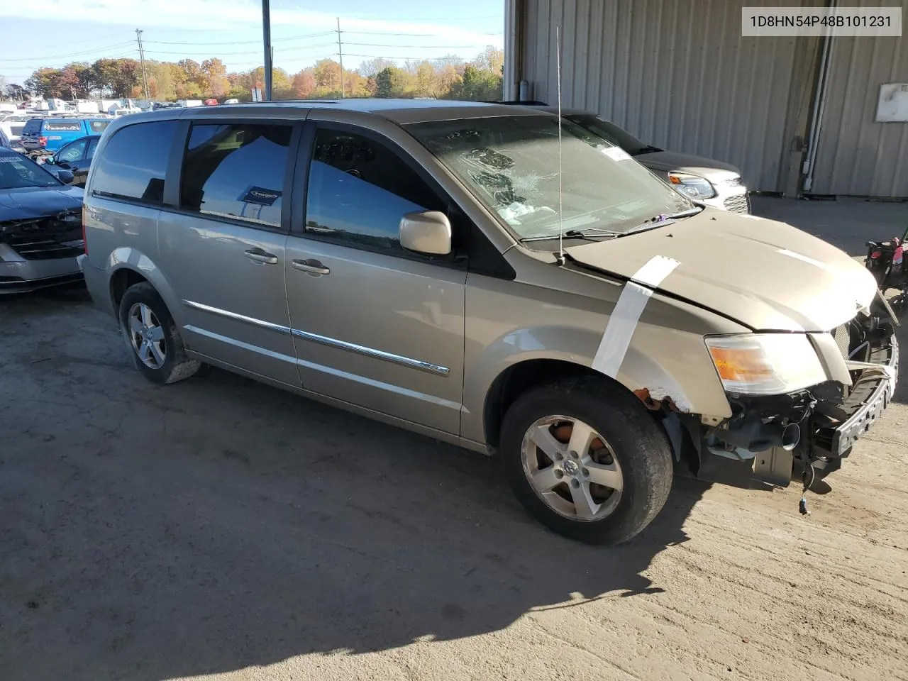 2008 Dodge Grand Caravan Sxt VIN: 1D8HN54P48B101231 Lot: 77329484