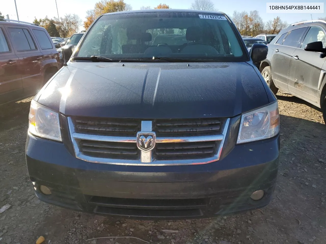 2008 Dodge Grand Caravan Sxt VIN: 1D8HN54PX8B144441 Lot: 77742254