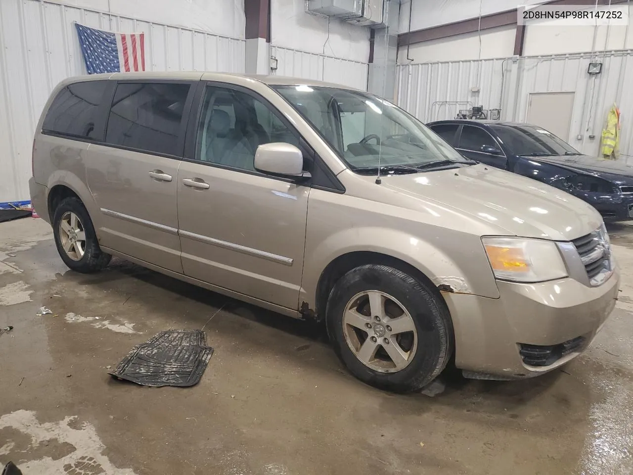 2008 Dodge Grand Caravan Sxt VIN: 2D8HN54P98R147252 Lot: 78052614