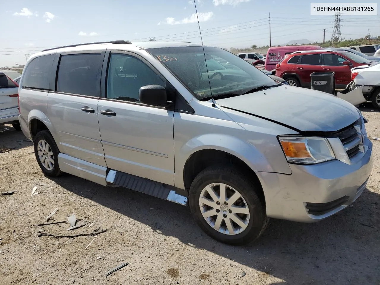 2008 Dodge Grand Caravan Se VIN: 1D8HN44HX8B181265 Lot: 78102874