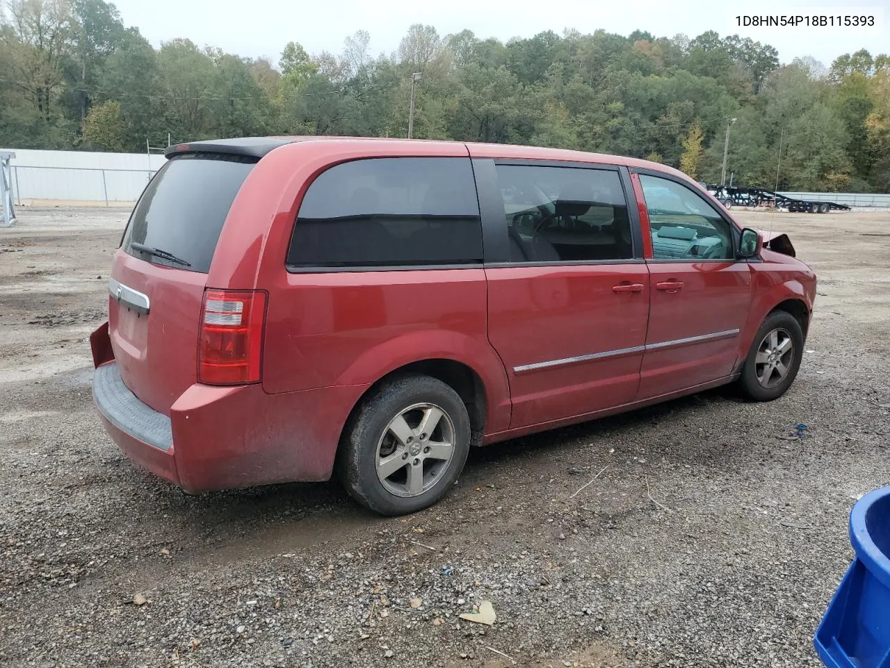 2008 Dodge Grand Caravan Sxt VIN: 1D8HN54P18B115393 Lot: 78652804