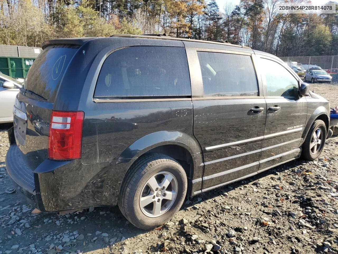 2008 Dodge Grand Caravan Sxt VIN: 2D8HN54P28R814078 Lot: 78693844