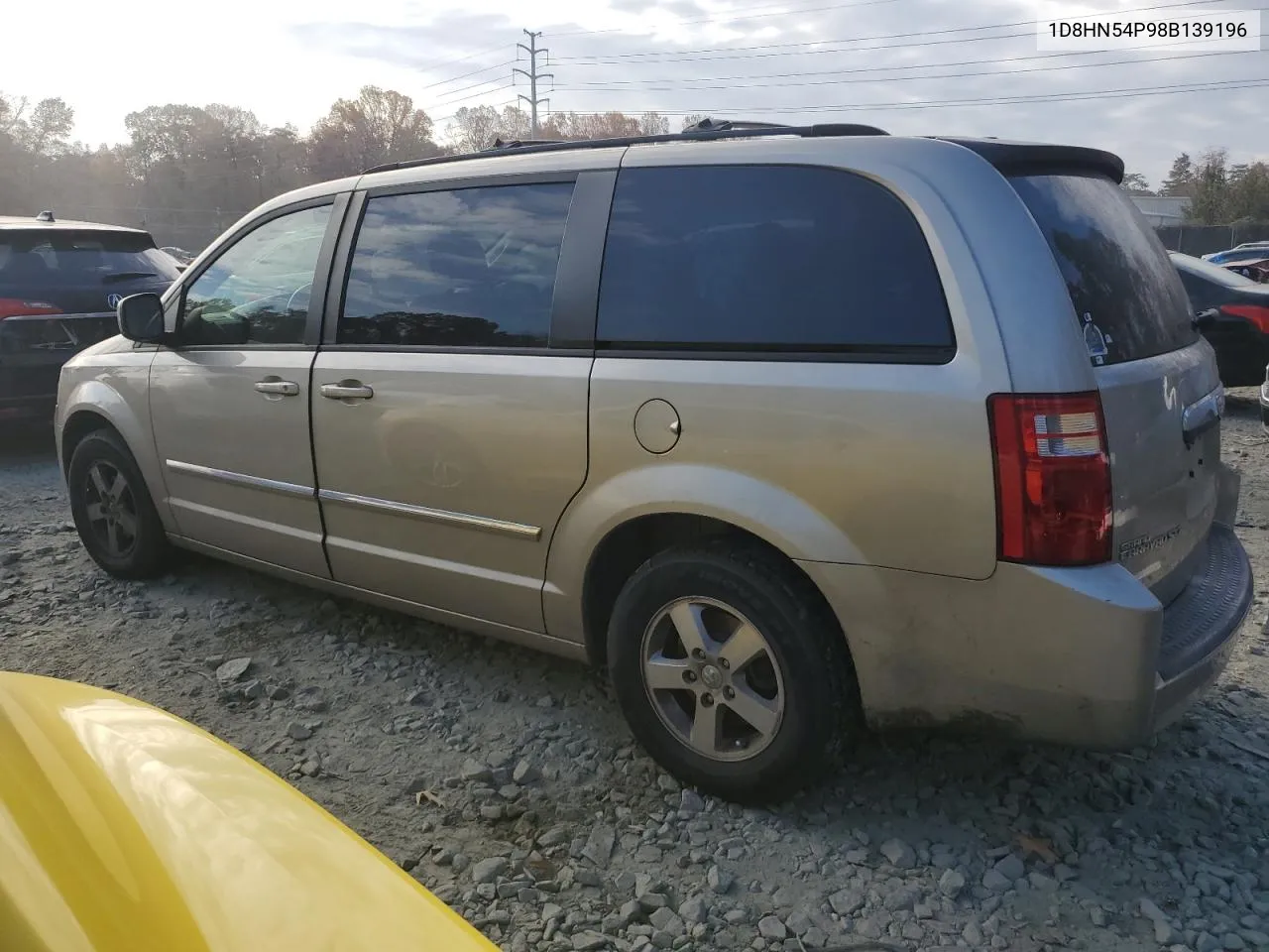 2008 Dodge Grand Caravan Sxt VIN: 1D8HN54P98B139196 Lot: 79518354