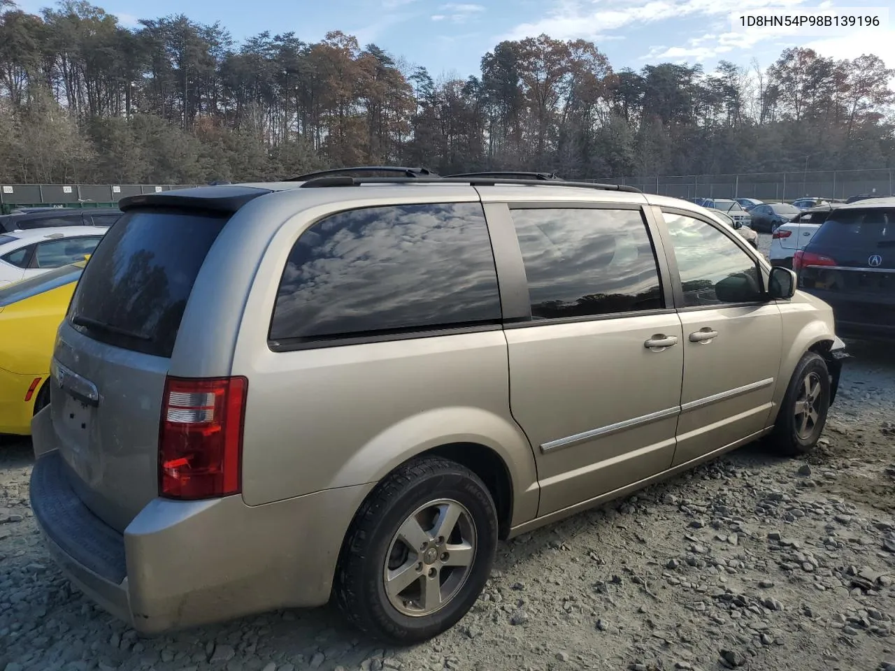 2008 Dodge Grand Caravan Sxt VIN: 1D8HN54P98B139196 Lot: 79518354