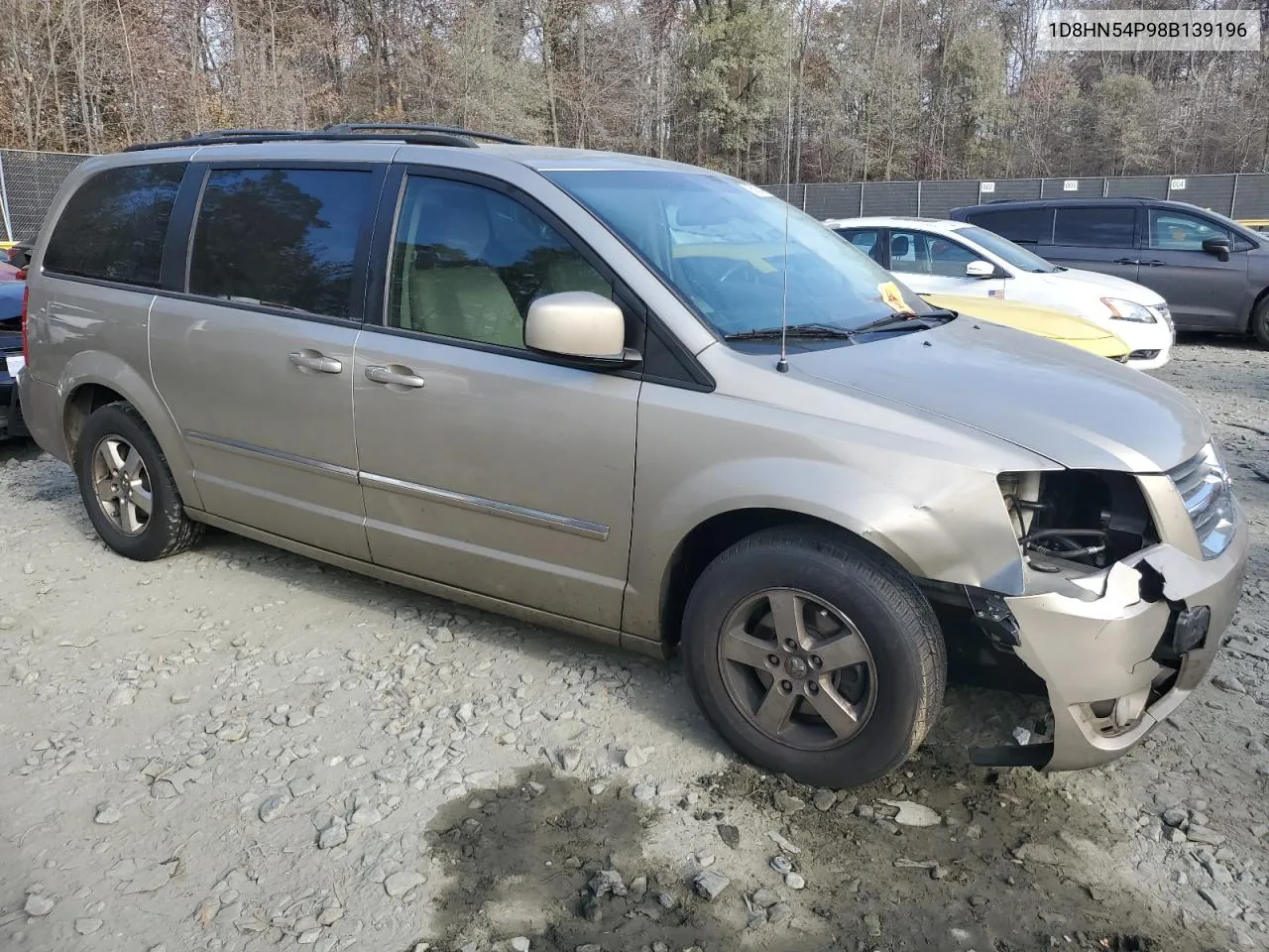 2008 Dodge Grand Caravan Sxt VIN: 1D8HN54P98B139196 Lot: 79518354