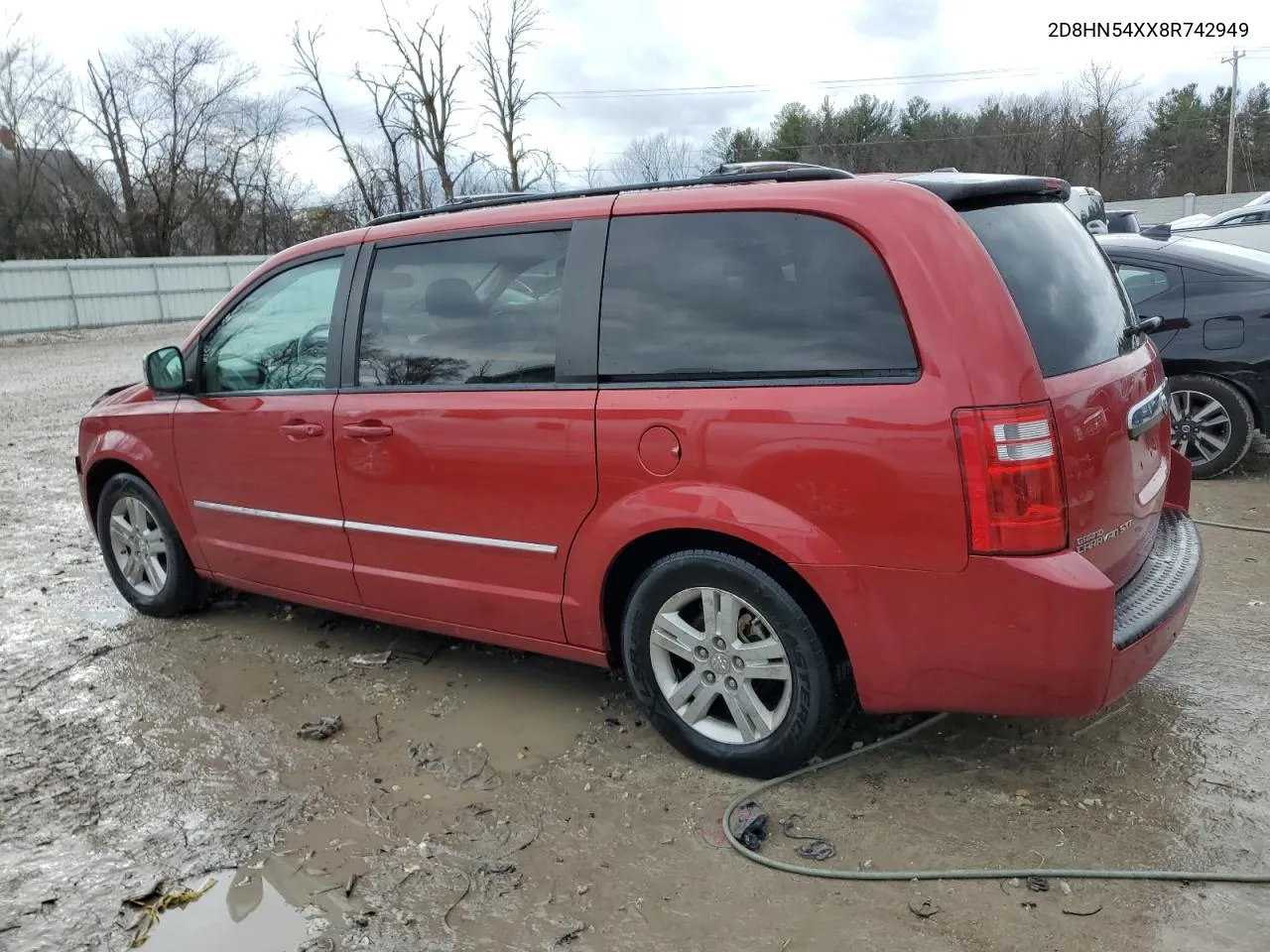 2008 Dodge Grand Caravan Sxt VIN: 2D8HN54XX8R742949 Lot: 80994704