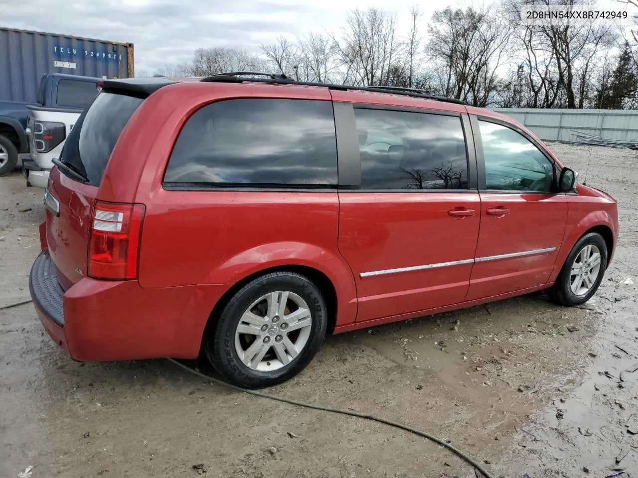 2008 Dodge Grand Caravan Sxt VIN: 2D8HN54XX8R742949 Lot: 80994704