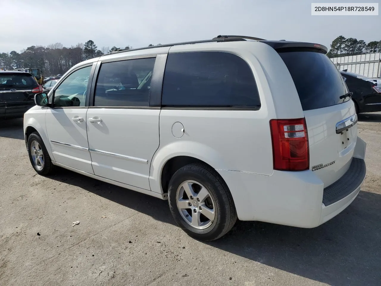 2008 Dodge Grand Caravan Sxt VIN: 2D8HN54P18R728549 Lot: 82906853