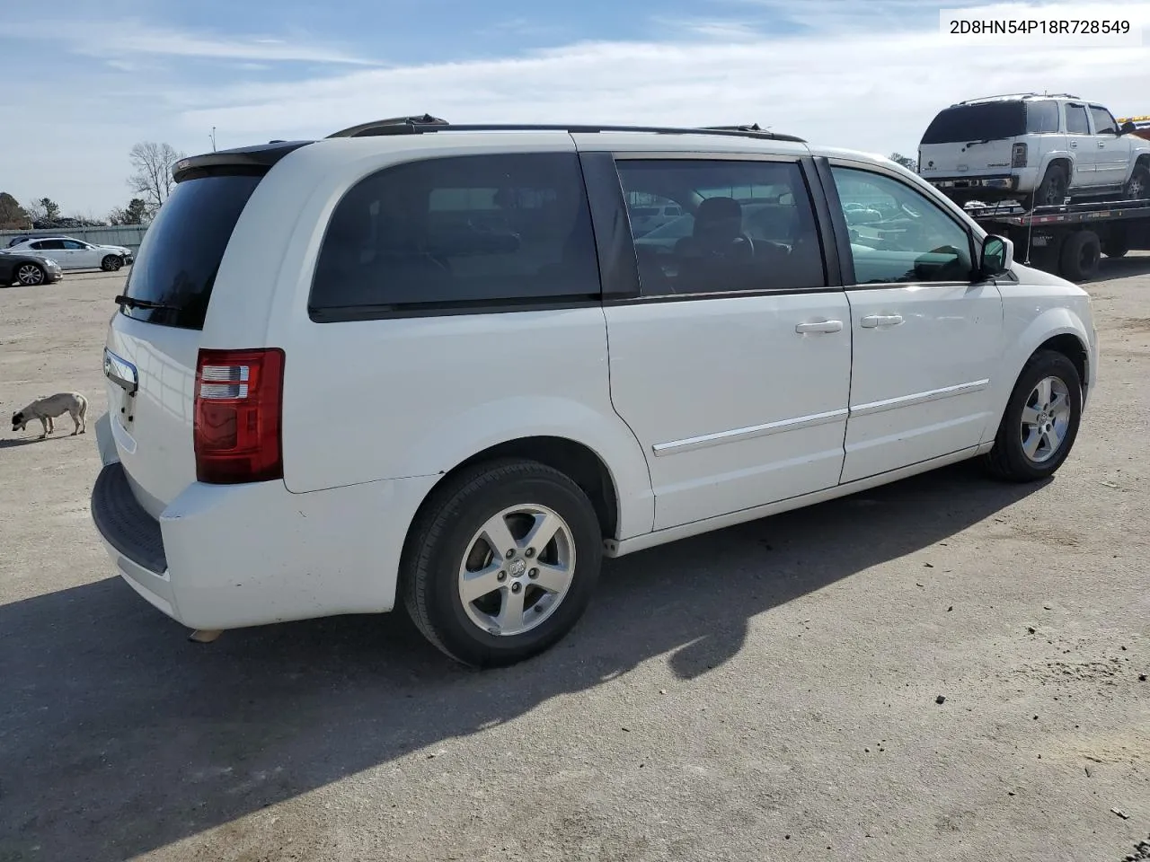 2008 Dodge Grand Caravan Sxt VIN: 2D8HN54P18R728549 Lot: 82906853