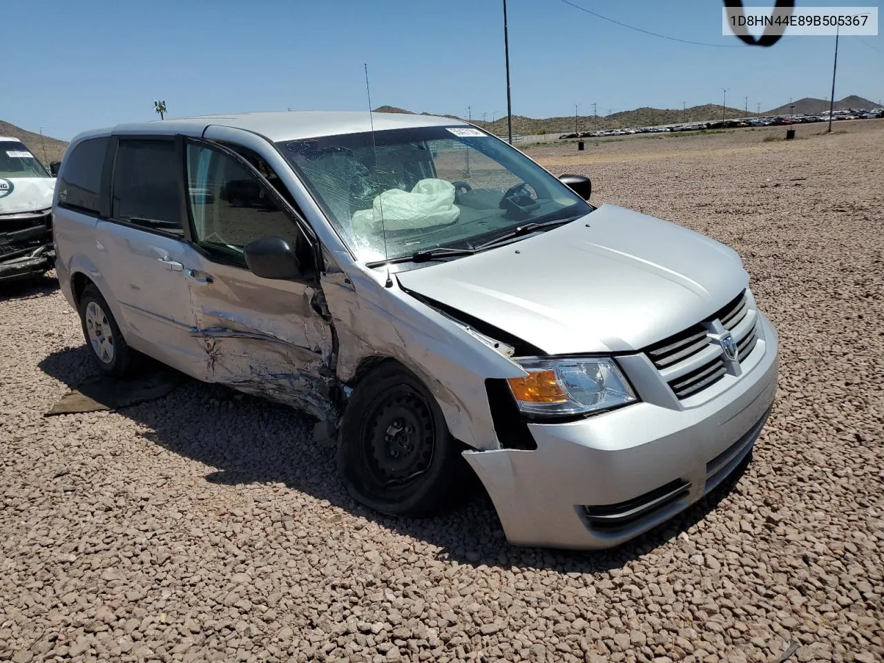 2009 Dodge Grand Caravan Se VIN: 1D8HN44E89B505367 Lot: 55427184