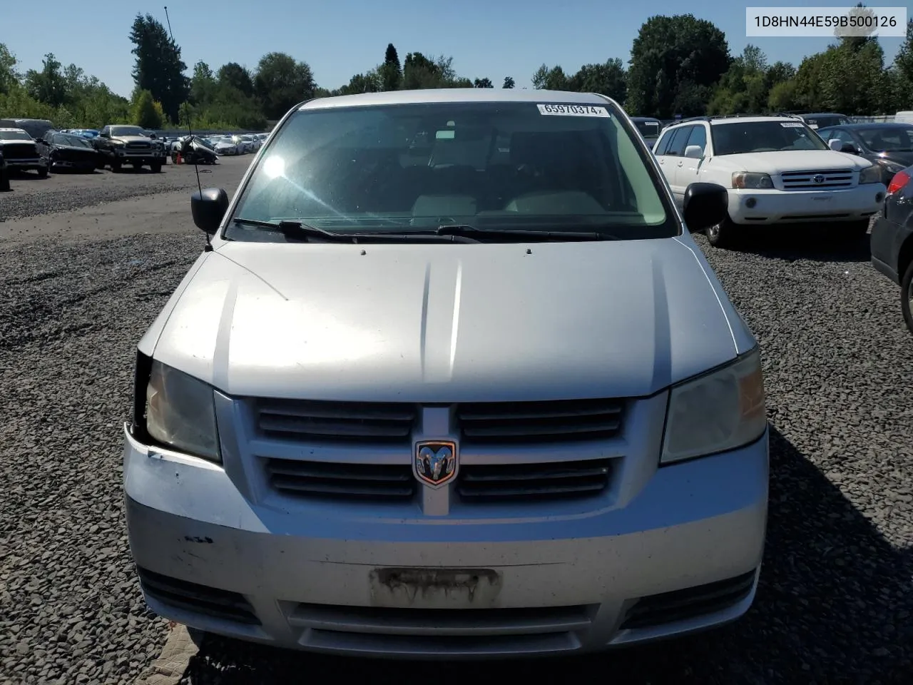 2009 Dodge Grand Caravan Se VIN: 1D8HN44E59B500126 Lot: 65970374