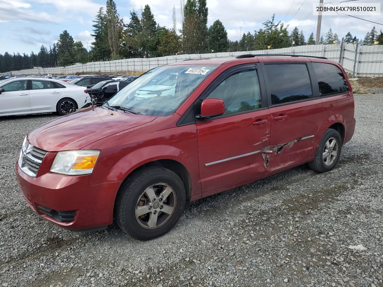 2009 Dodge Grand Caravan Sxt VIN: 2D8HN54X79R510021 Lot: 69207054