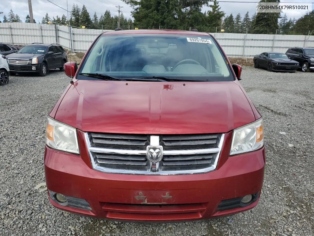 2009 Dodge Grand Caravan Sxt VIN: 2D8HN54X79R510021 Lot: 69207054