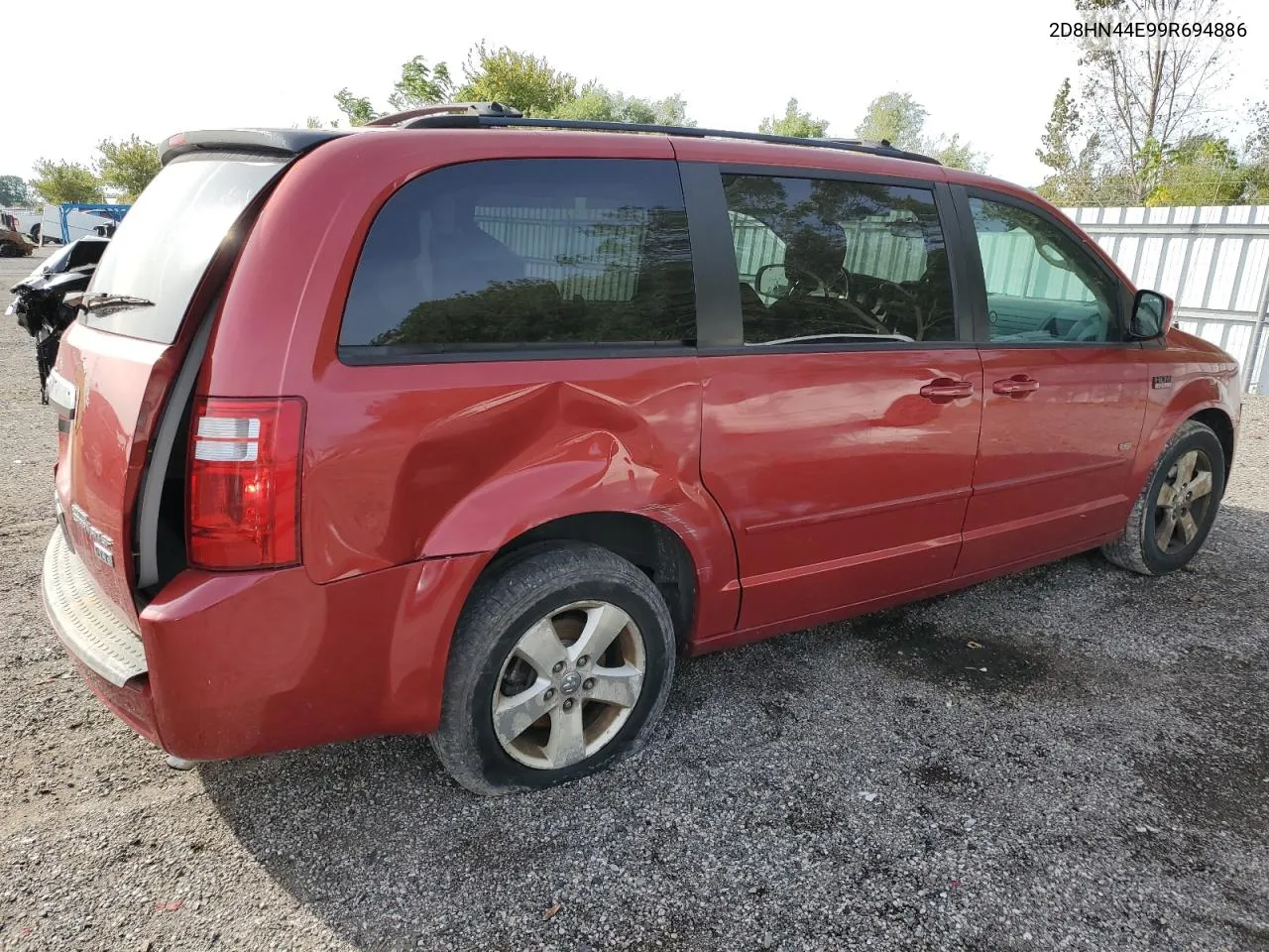 2009 Dodge Grand Caravan Se VIN: 2D8HN44E99R694886 Lot: 72998694