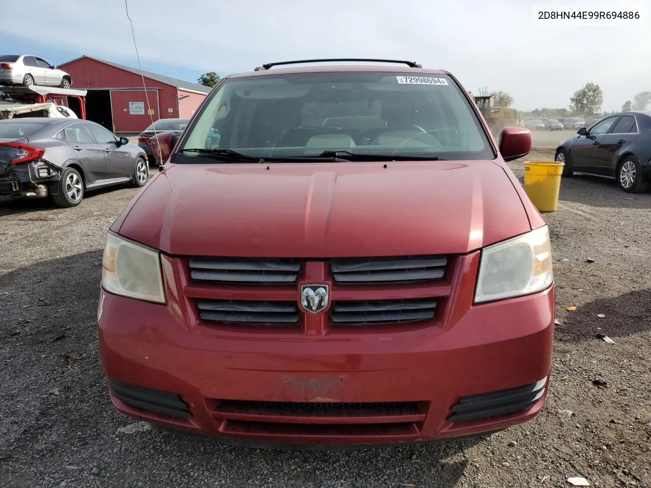 2009 Dodge Grand Caravan Se VIN: 2D8HN44E99R694886 Lot: 72998694