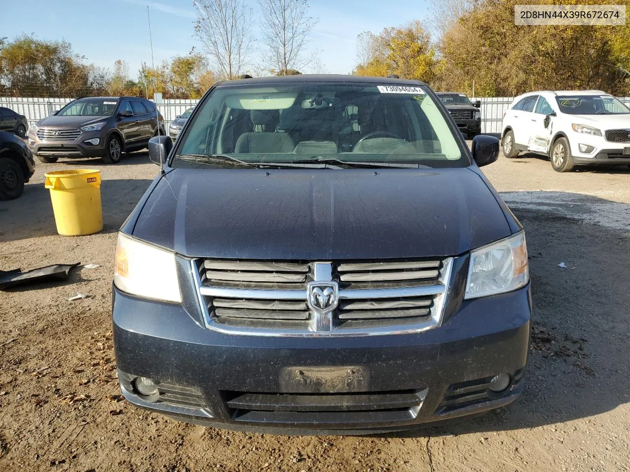 2009 Dodge Grand Caravan Se VIN: 2D8HN44X39R672674 Lot: 73094654