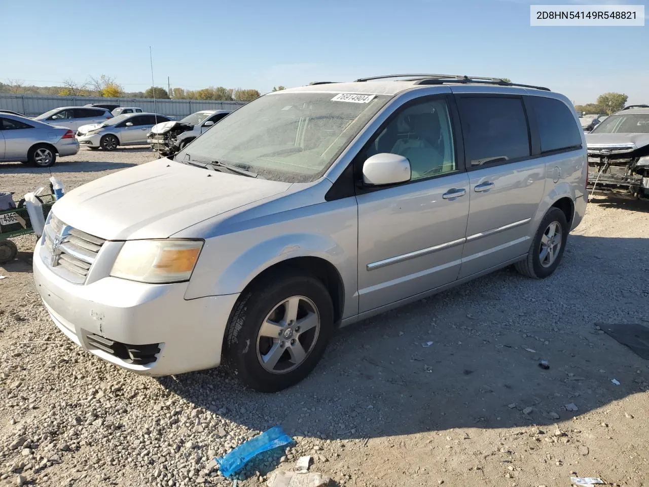 2009 Dodge Grand Caravan Sxt VIN: 2D8HN54149R548821 Lot: 76914904