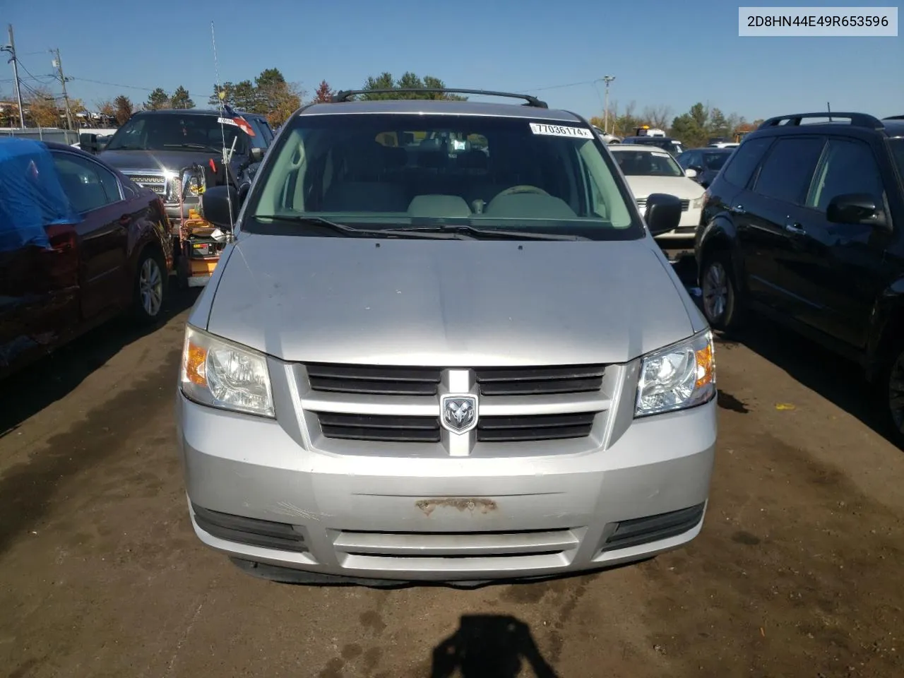 2009 Dodge Grand Caravan Se VIN: 2D8HN44E49R653596 Lot: 77036174