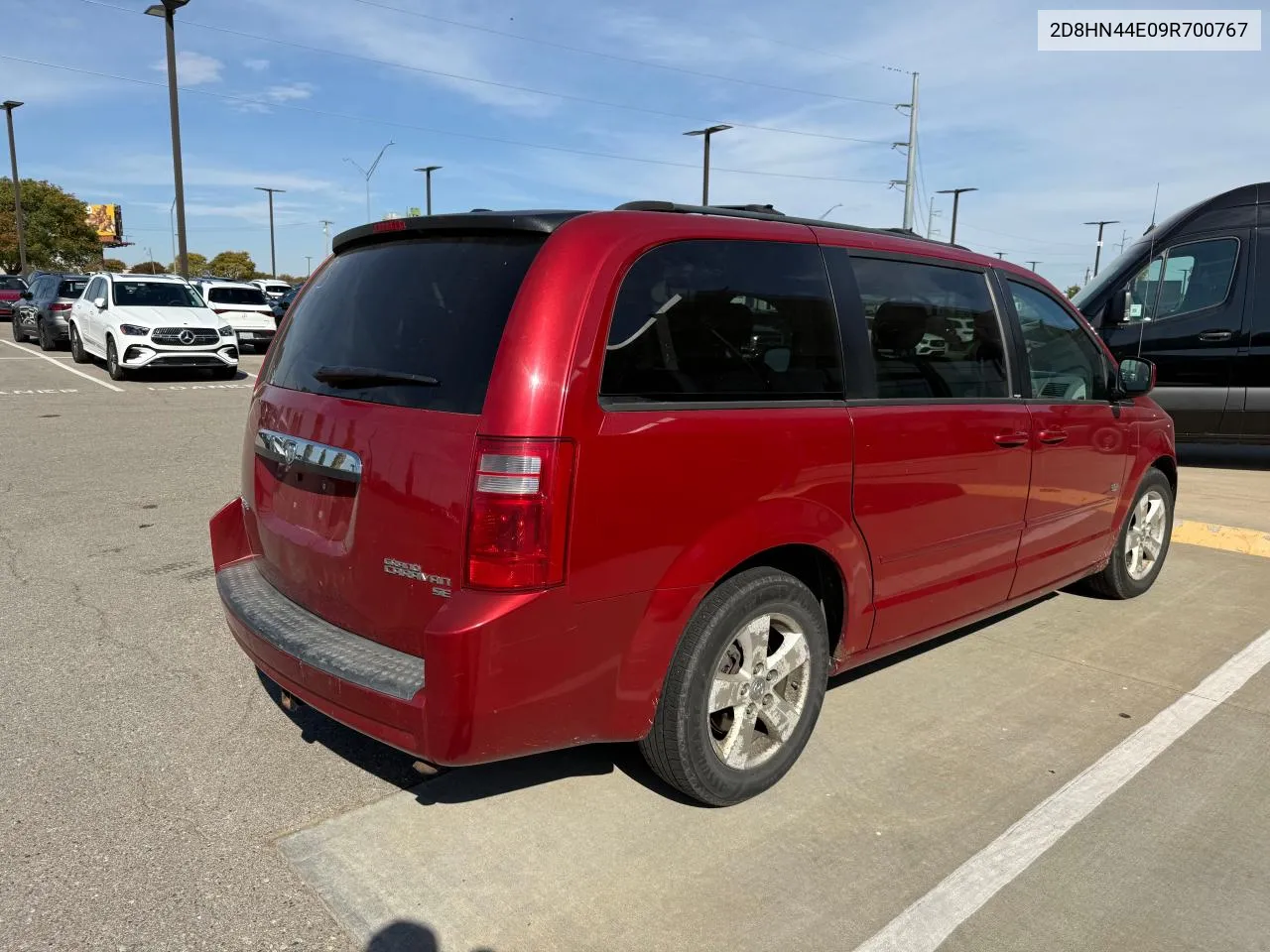 2009 Dodge Grand Caravan Se VIN: 2D8HN44E09R700767 Lot: 77387204