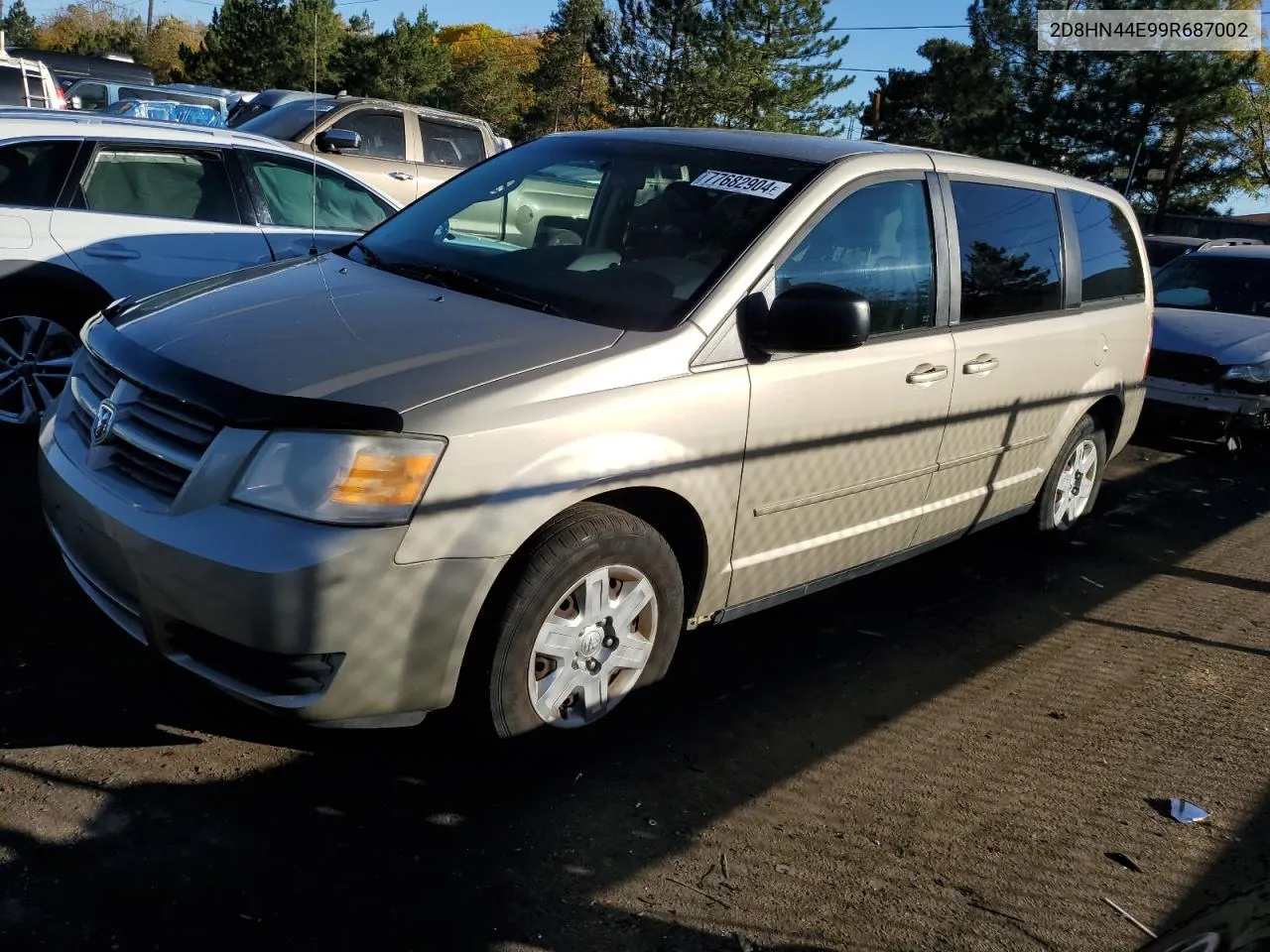 2009 Dodge Grand Caravan Se VIN: 2D8HN44E99R687002 Lot: 77682904