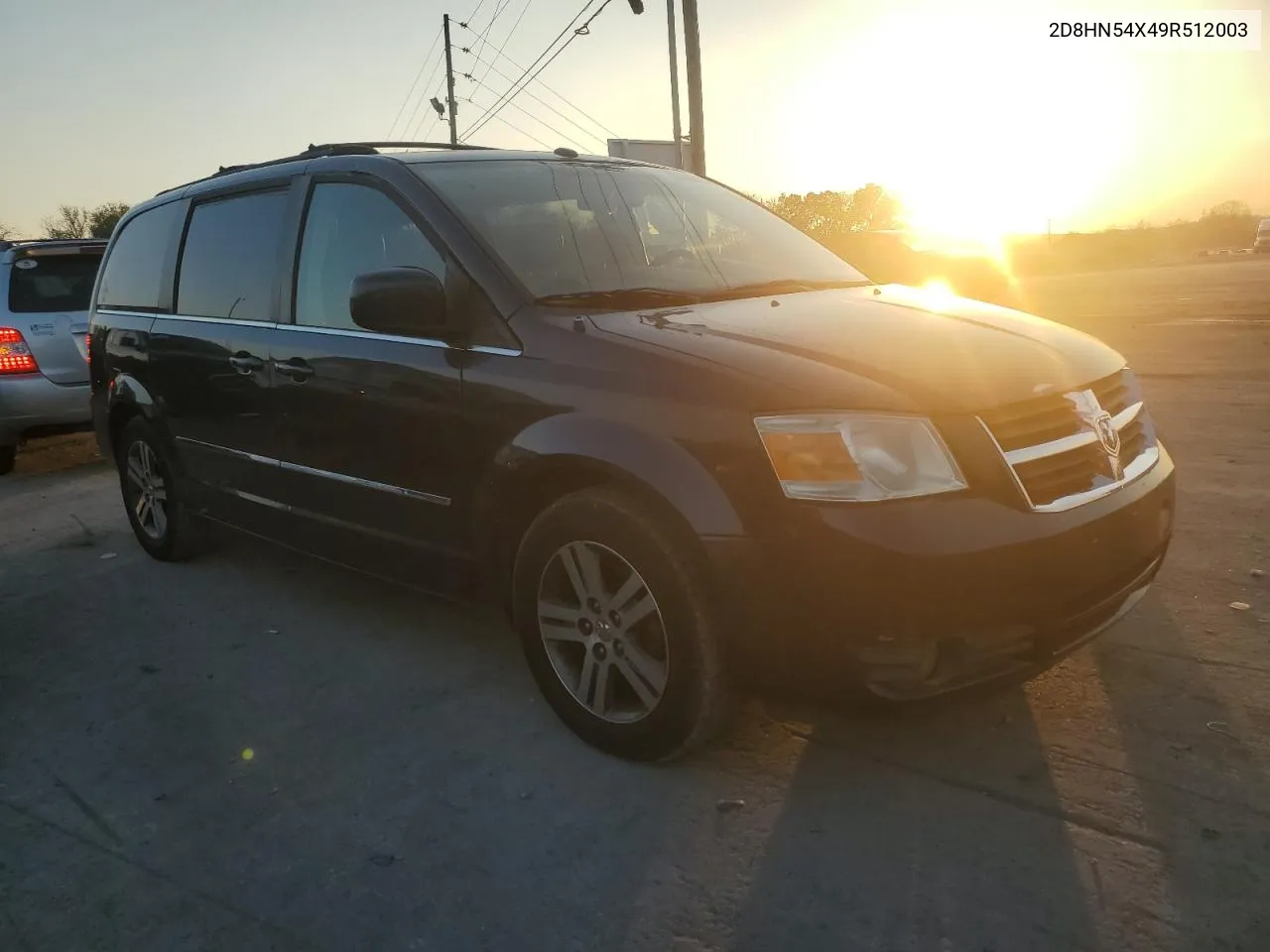 2009 Dodge Grand Caravan Sxt VIN: 2D8HN54X49R512003 Lot: 77843724