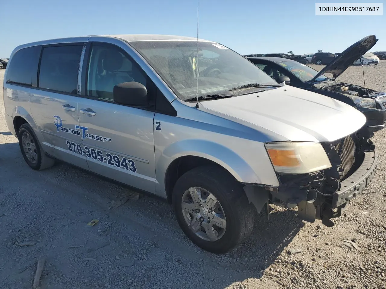 2009 Dodge Grand Caravan Se VIN: 1D8HN44E99B517687 Lot: 77879684