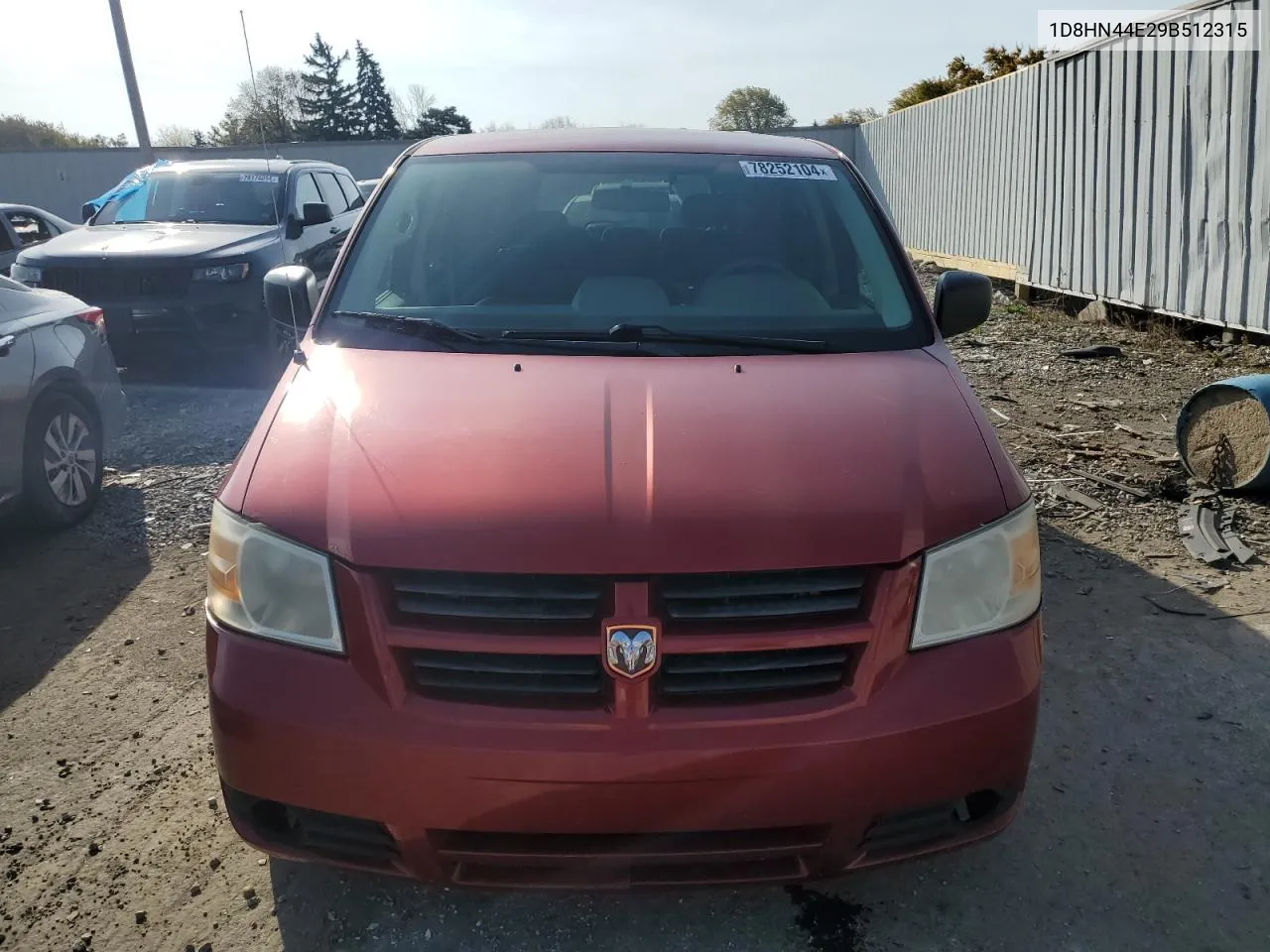 2009 Dodge Grand Caravan Se VIN: 1D8HN44E29B512315 Lot: 78252104