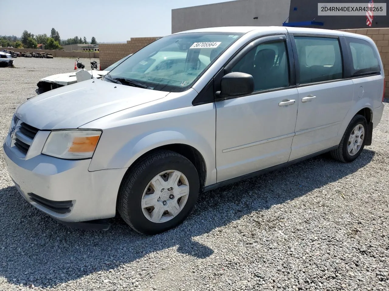 2010 Dodge Grand Caravan Se VIN: 2D4RN4DEXAR438265 Lot: 56705564