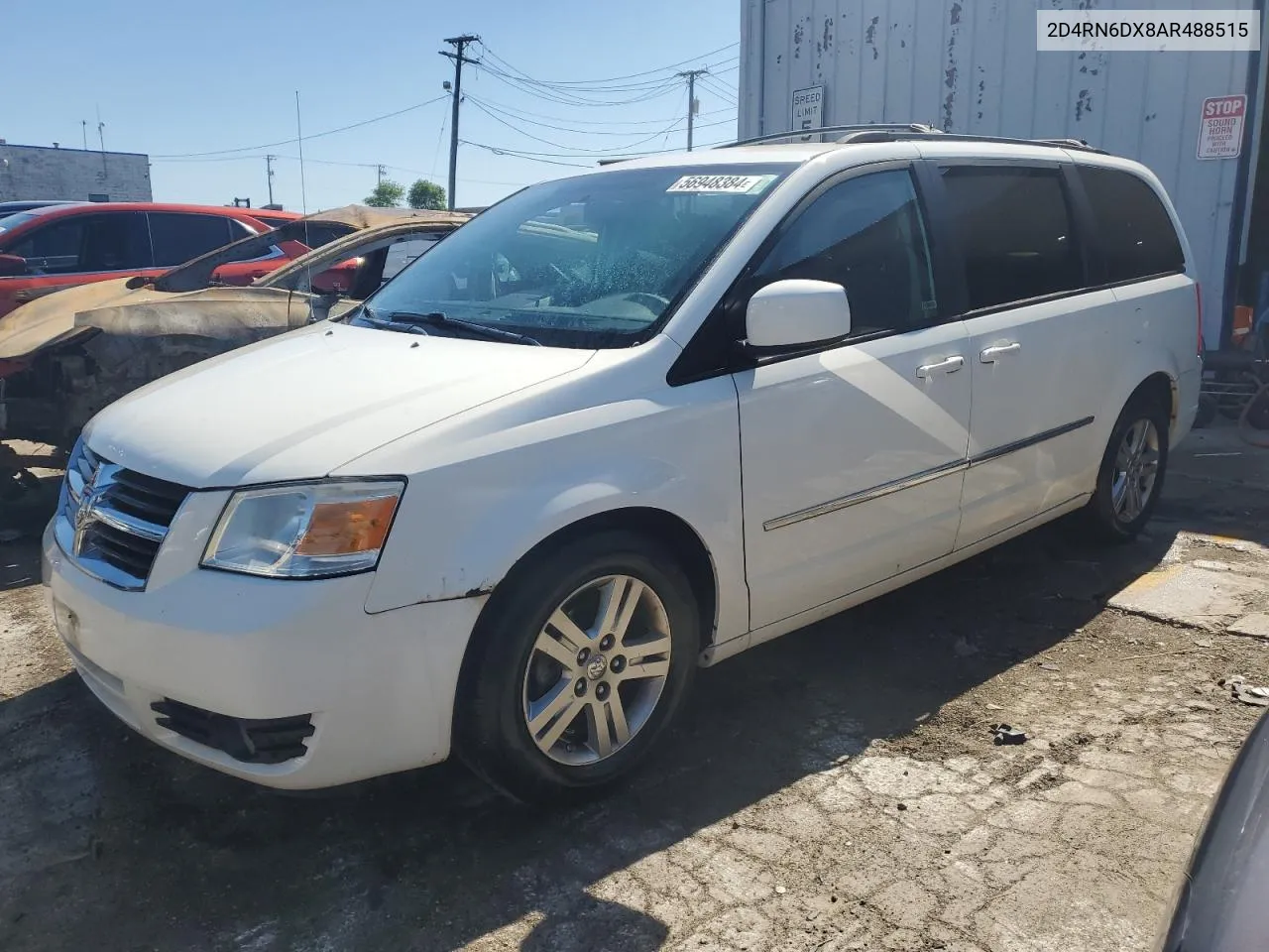 2010 Dodge Grand Caravan Crew VIN: 2D4RN6DX8AR488515 Lot: 56948384