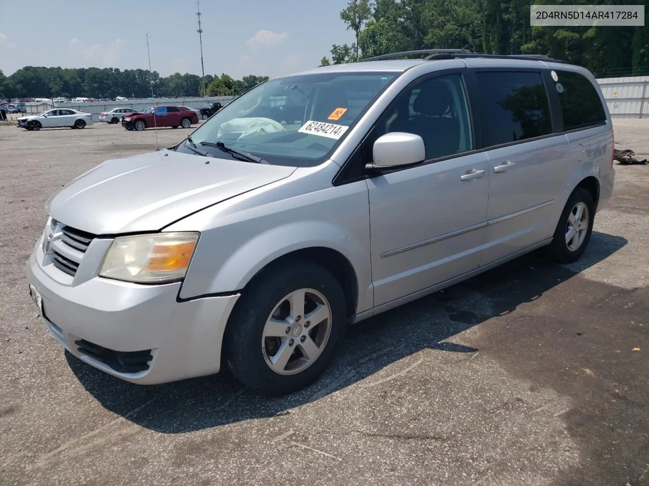 2010 Dodge Grand Caravan Sxt VIN: 2D4RN5D14AR417284 Lot: 62484214