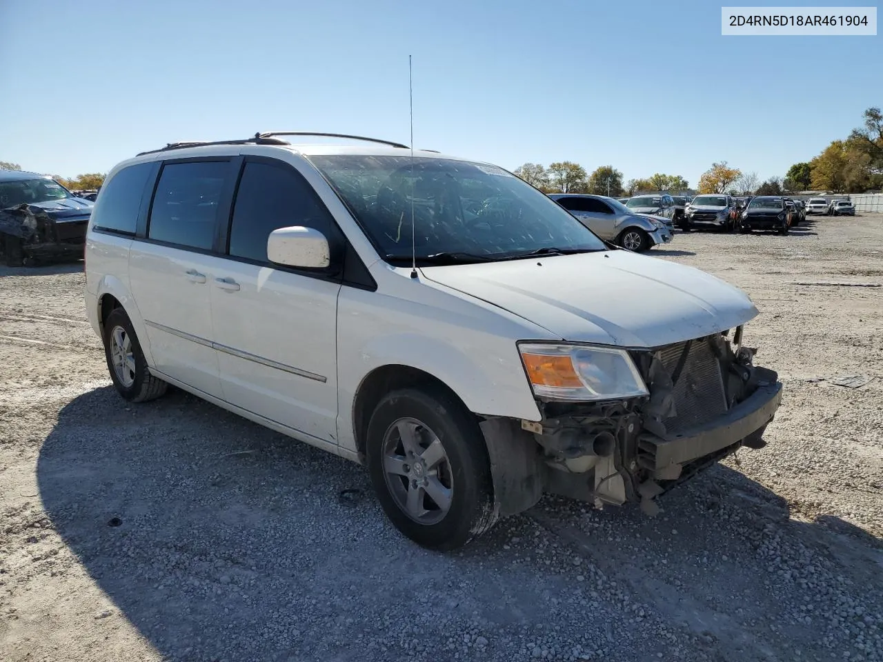 2010 Dodge Grand Caravan Sxt VIN: 2D4RN5D18AR461904 Lot: 64860822