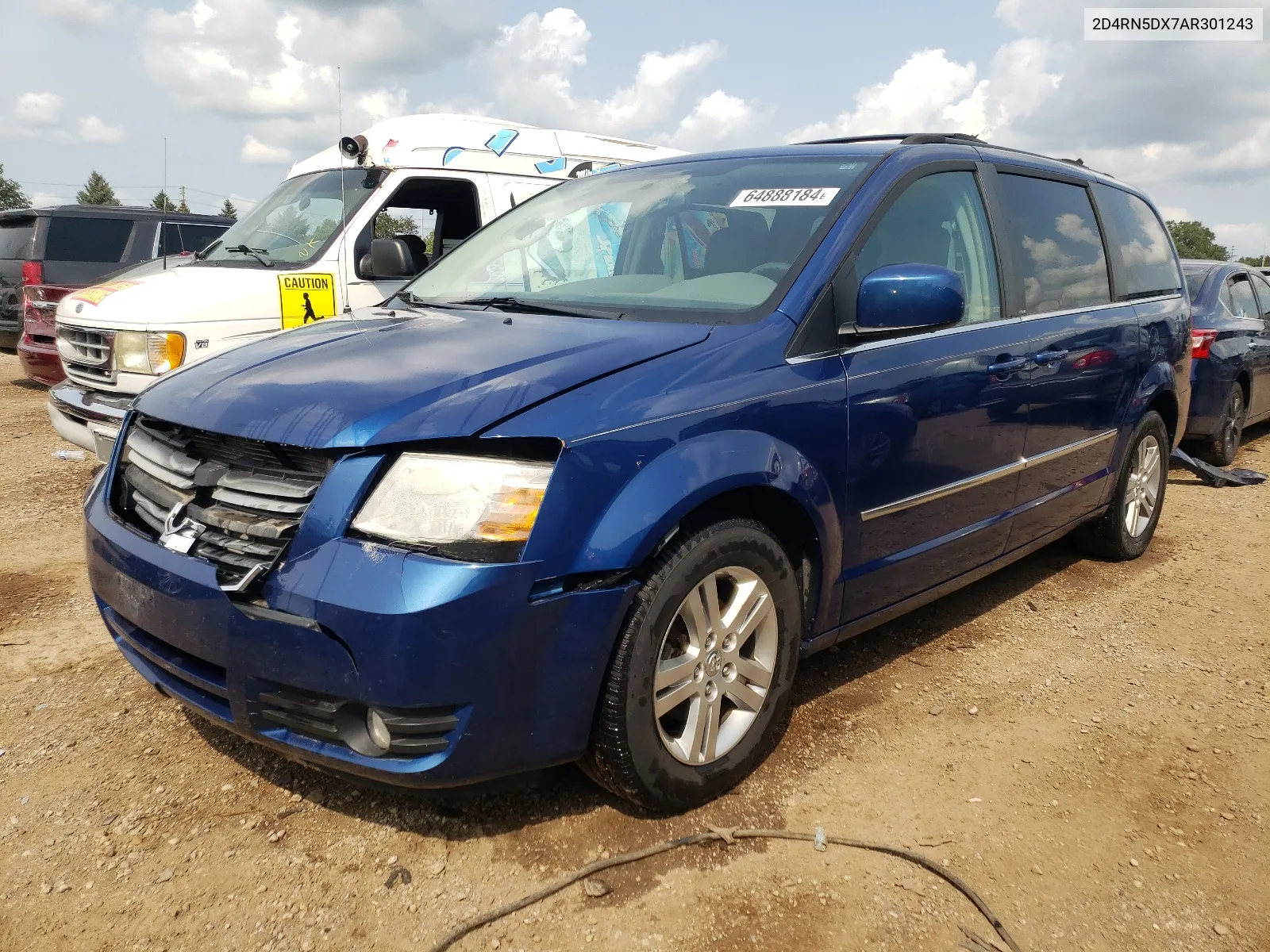 2D4RN5DX7AR301243 2010 Dodge Grand Caravan Sxt