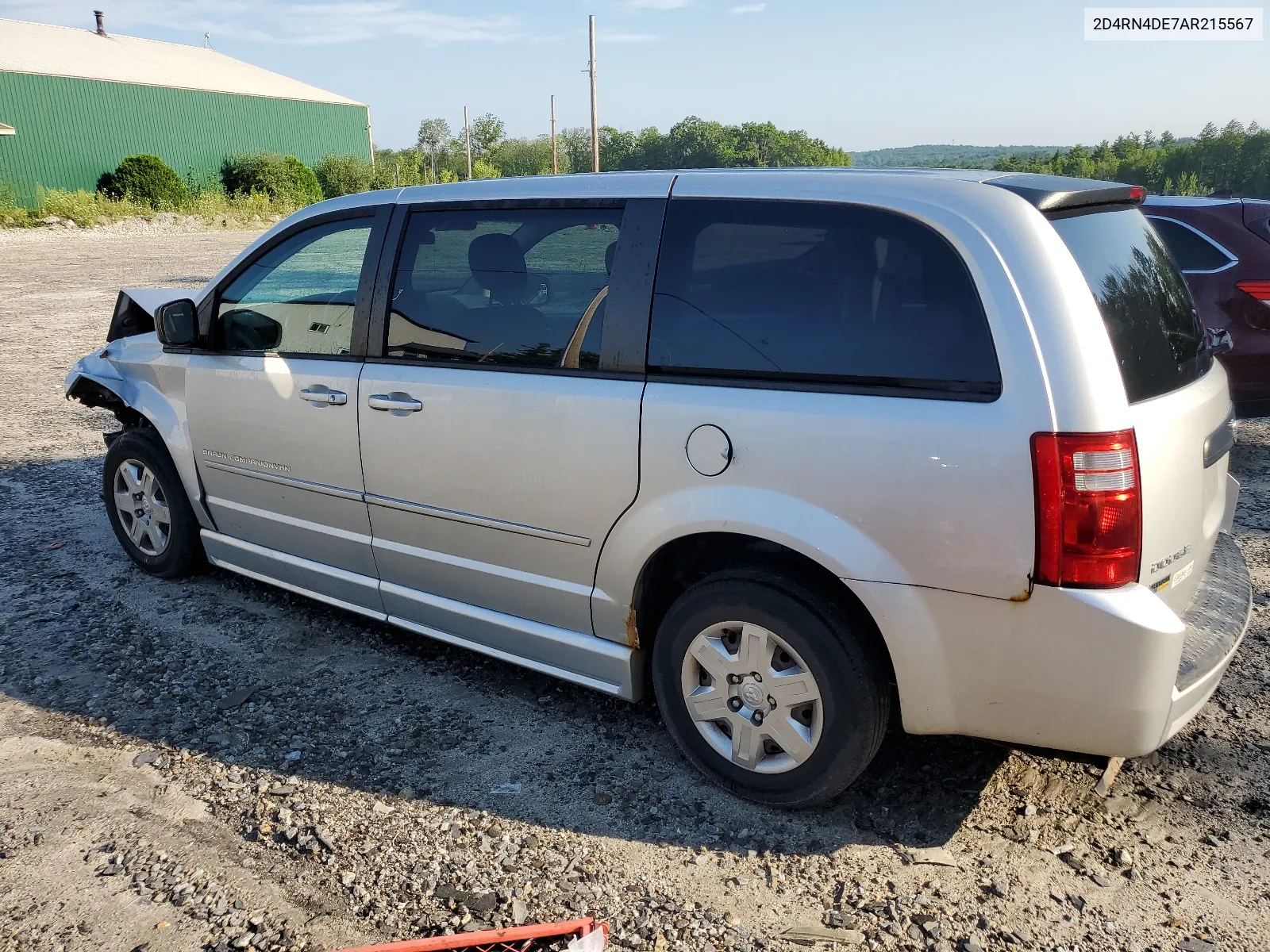 2010 Dodge Grand Caravan Se VIN: 2D4RN4DE7AR215567 Lot: 65122924