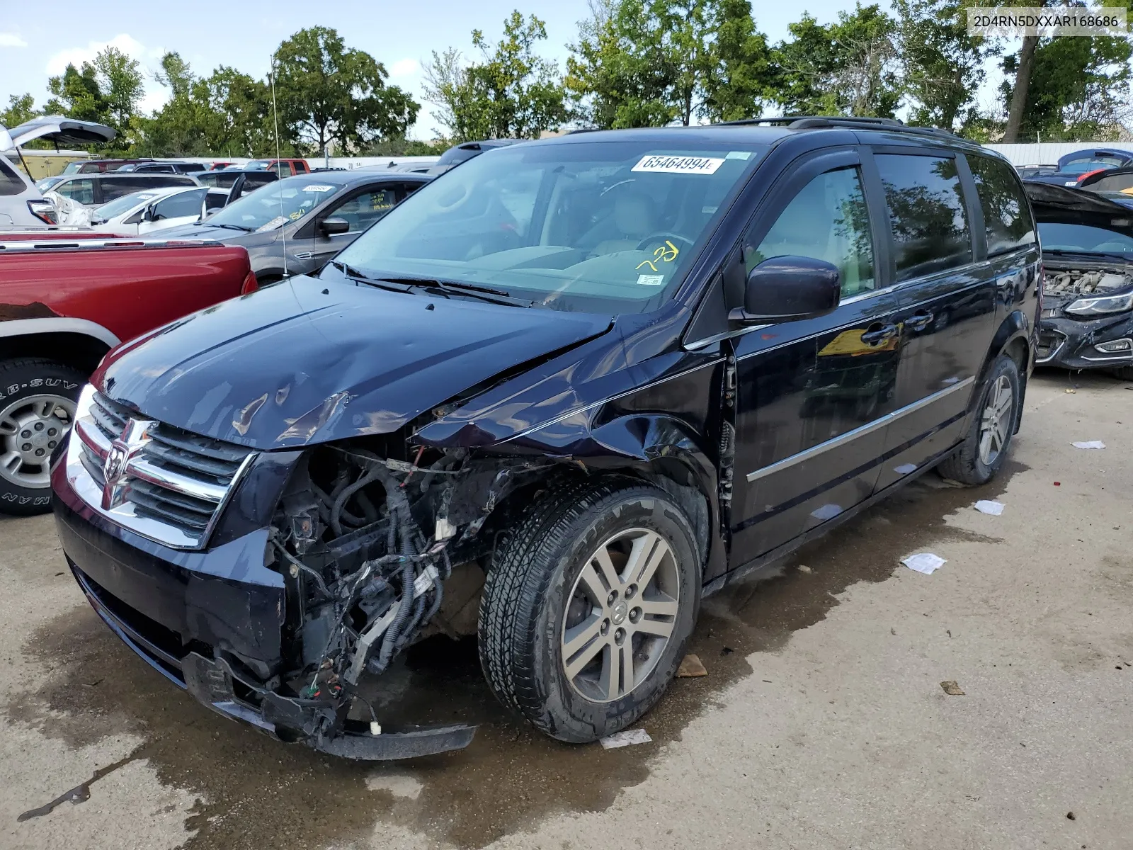 2D4RN5DXXAR168686 2010 Dodge Grand Caravan Sxt