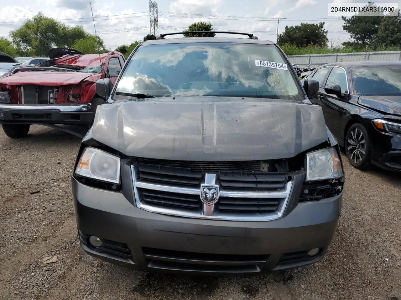 2010 Dodge Grand Caravan Sxt VIN: 2D4RN5D1XAR316900 Lot: 65739794