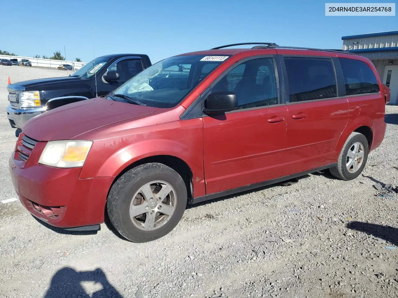 2010 Dodge Grand Caravan Se VIN: 2D4RN4DE3AR254768 Lot: 66141113