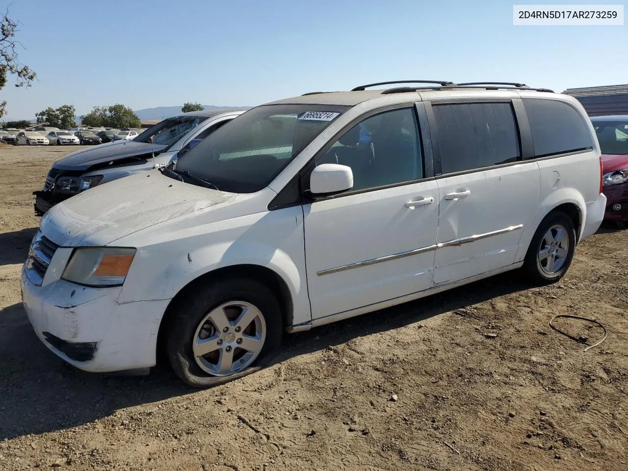 2D4RN5D17AR273259 2010 Dodge Grand Caravan Sxt