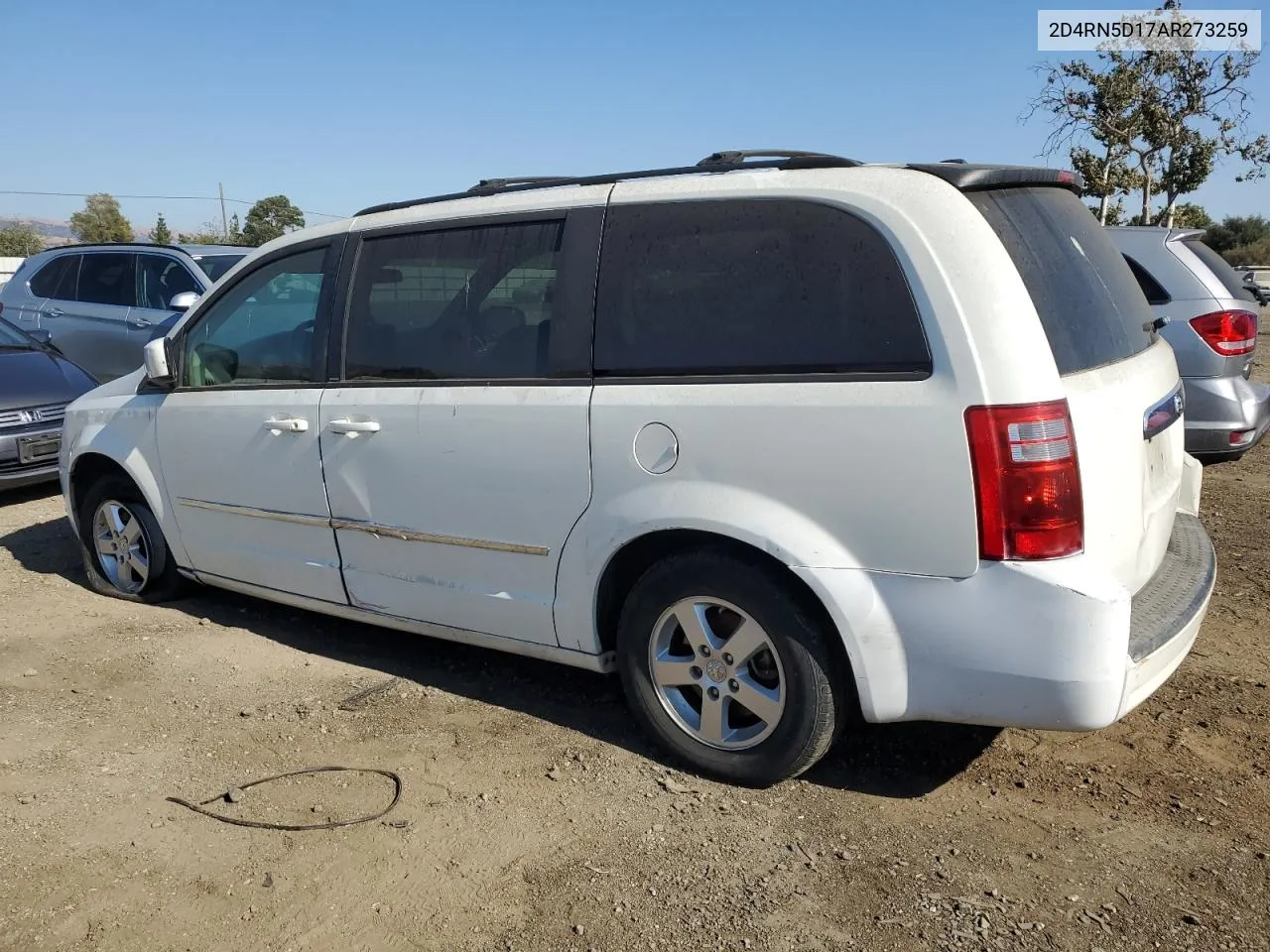 2D4RN5D17AR273259 2010 Dodge Grand Caravan Sxt