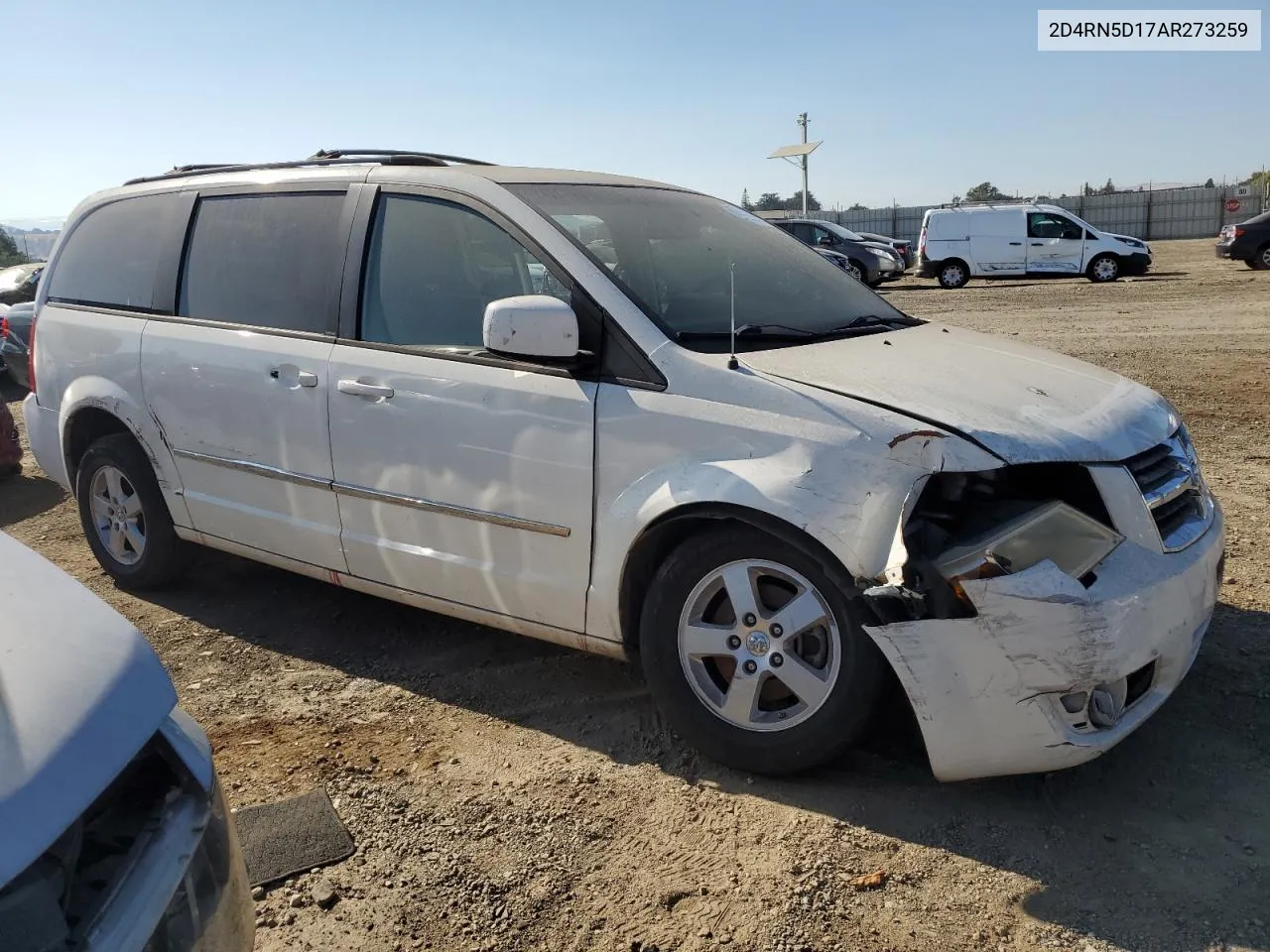 2010 Dodge Grand Caravan Sxt VIN: 2D4RN5D17AR273259 Lot: 66955214