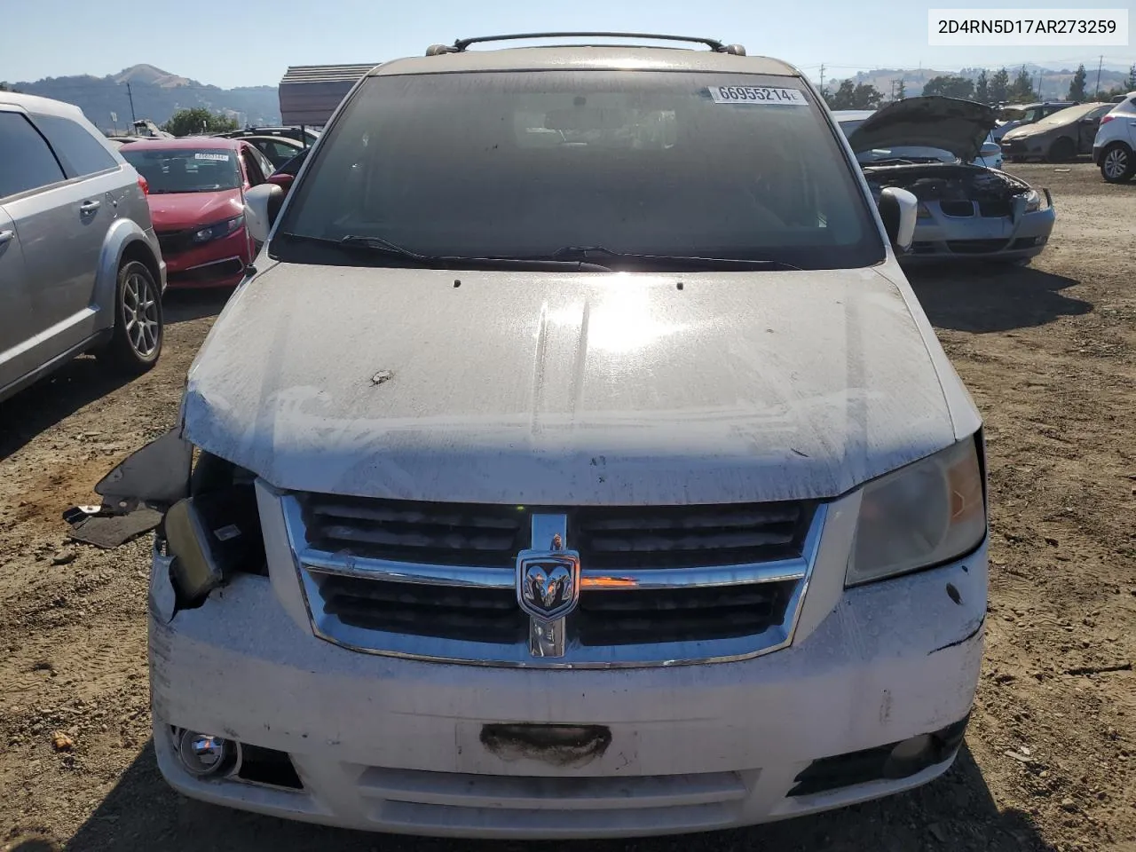 2010 Dodge Grand Caravan Sxt VIN: 2D4RN5D17AR273259 Lot: 66955214