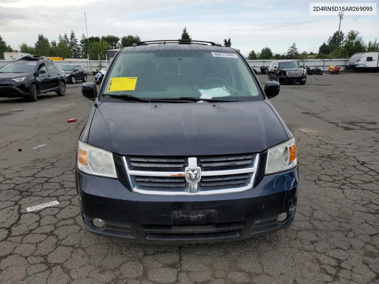 2010 Dodge Grand Caravan Sxt VIN: 2D4RN5D15AR269095 Lot: 68217344