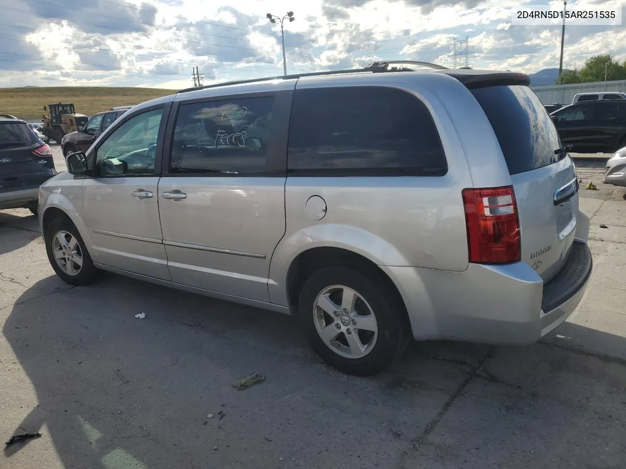 2010 Dodge Grand Caravan Sxt VIN: 2D4RN5D15AR251535 Lot: 69079034