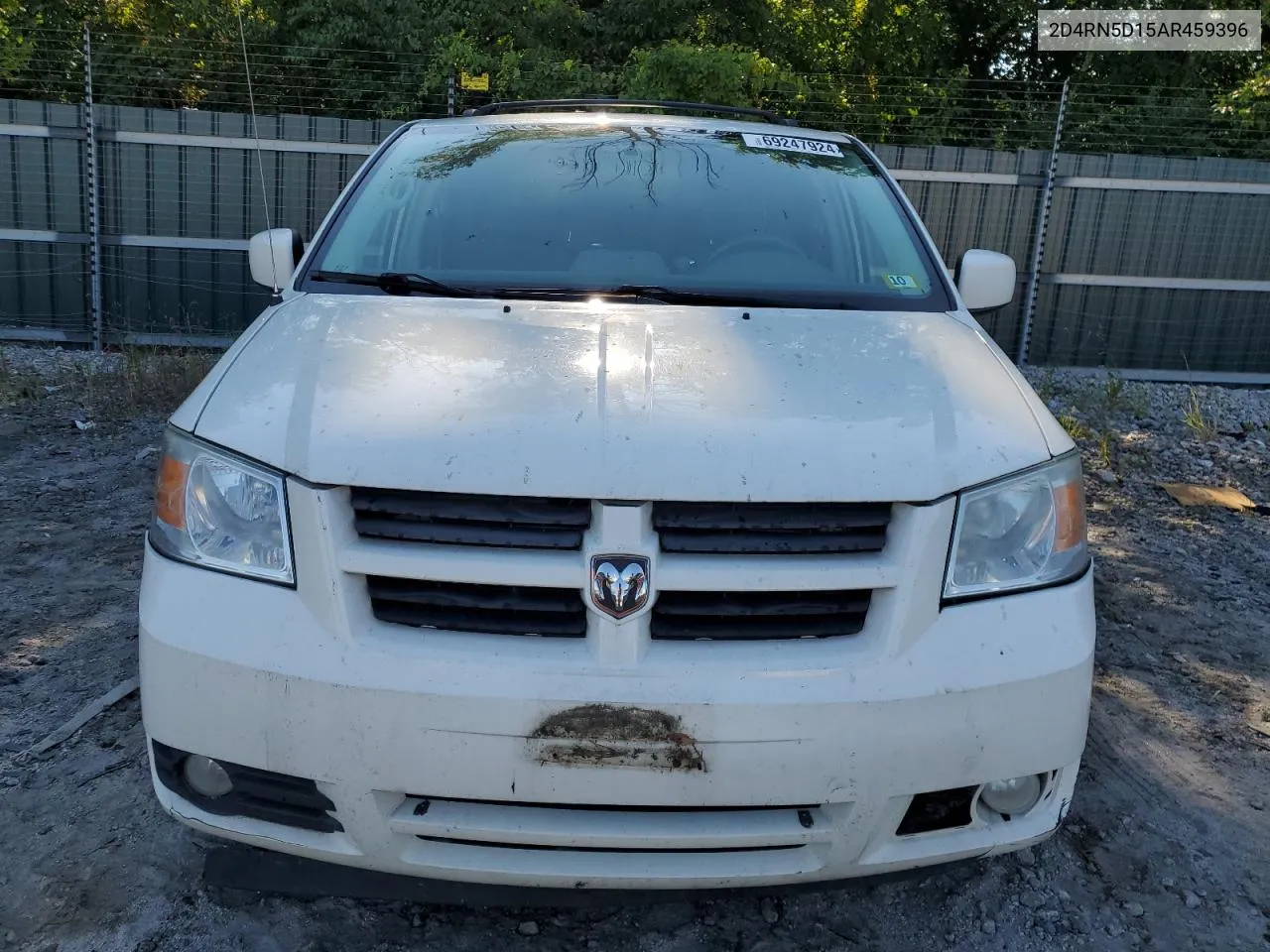 2010 Dodge Grand Caravan Sxt VIN: 2D4RN5D15AR459396 Lot: 69247924