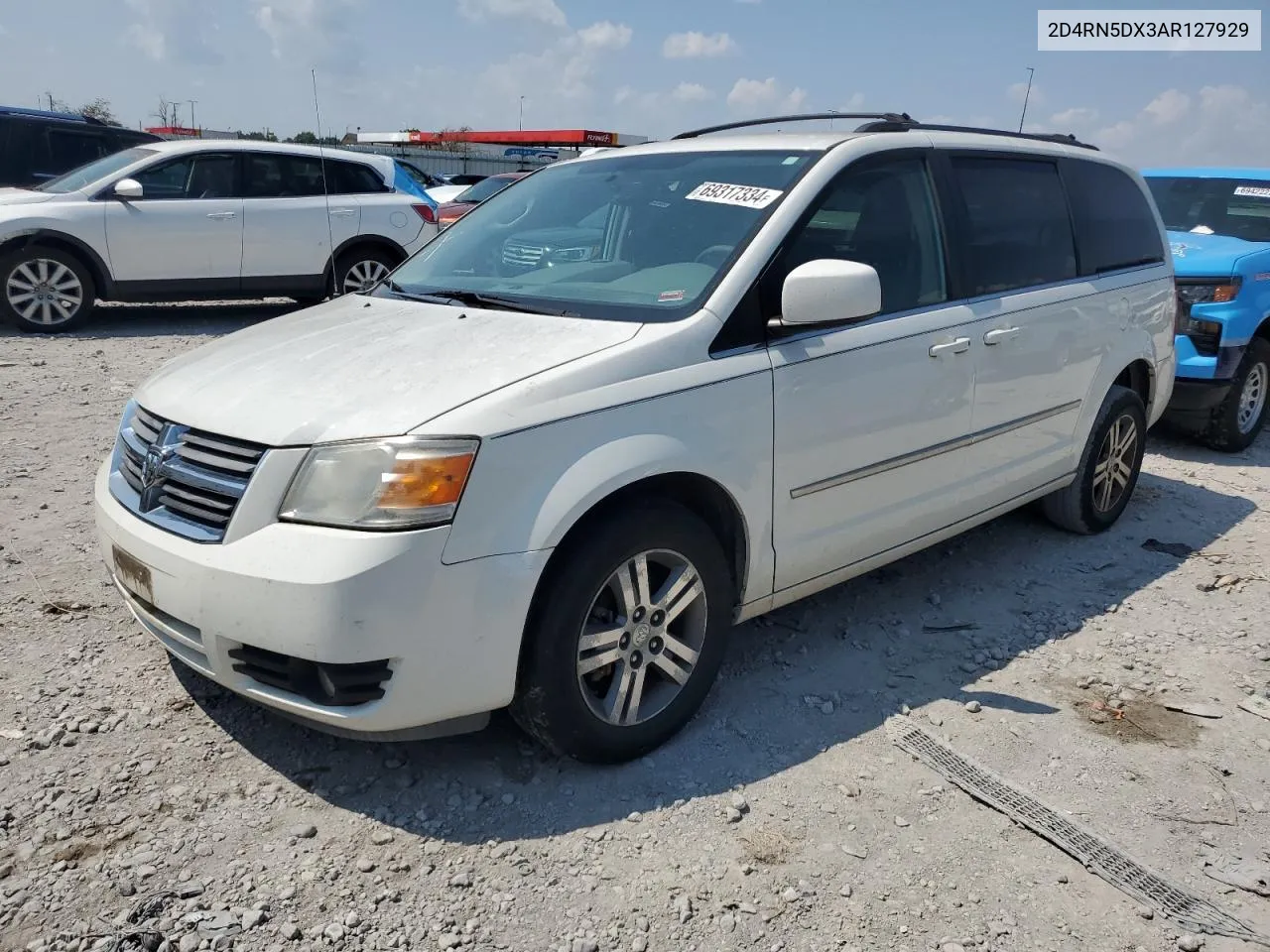 2D4RN5DX3AR127929 2010 Dodge Grand Caravan Sxt