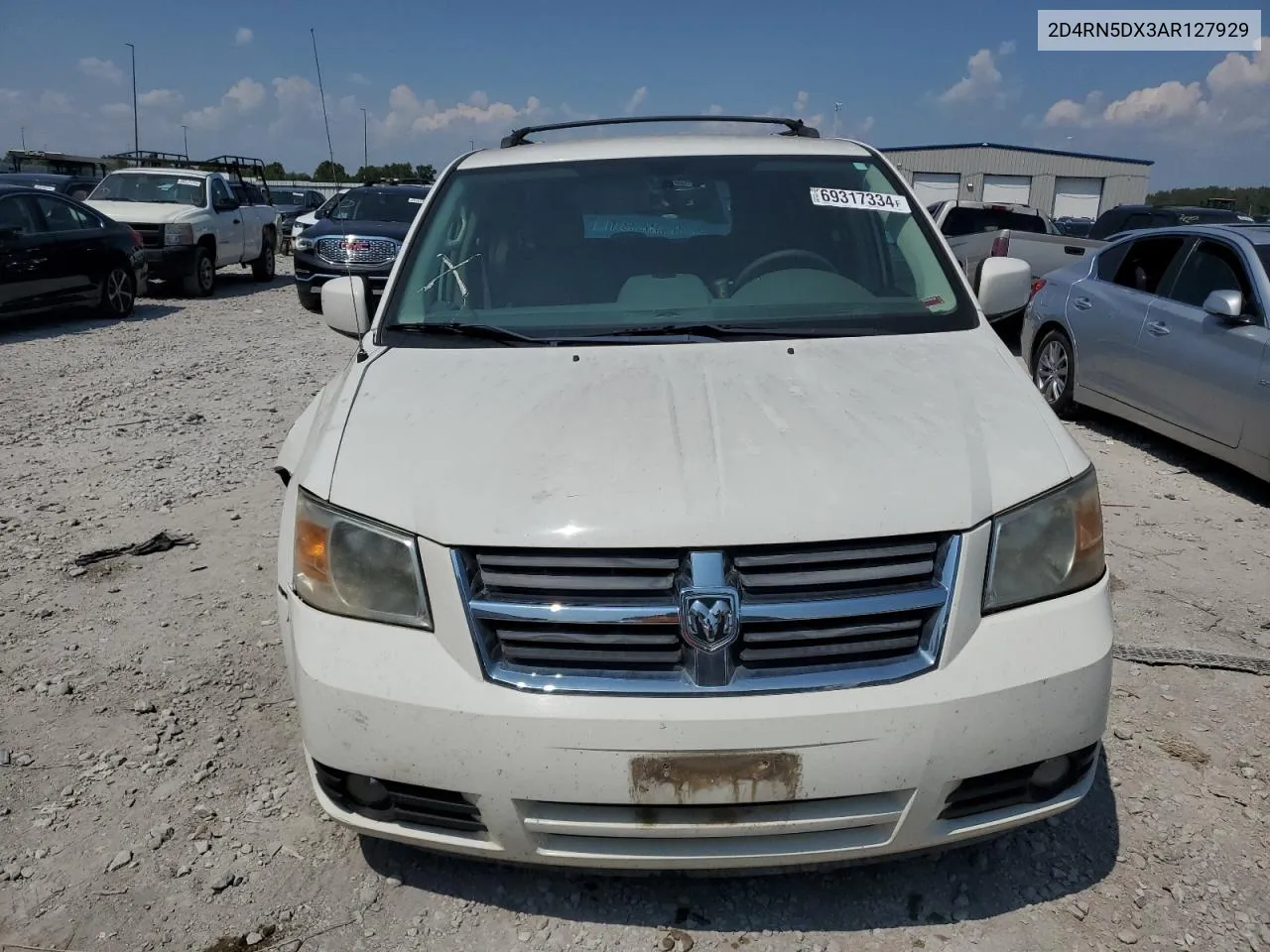 2010 Dodge Grand Caravan Sxt VIN: 2D4RN5DX3AR127929 Lot: 69317334